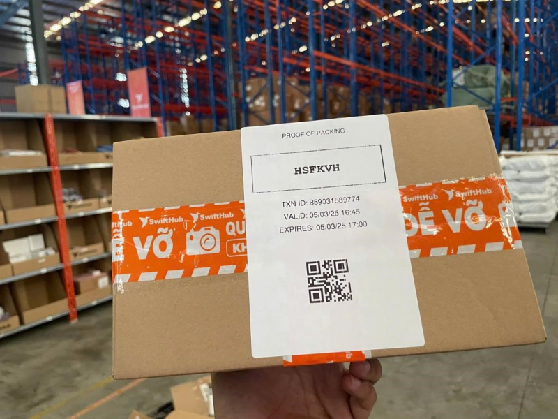 'Bằng chứng thép' bảo vệ nhà bán hàng trước làn sóng hoàn trả gian lận 1 Mã Proof of Packing.