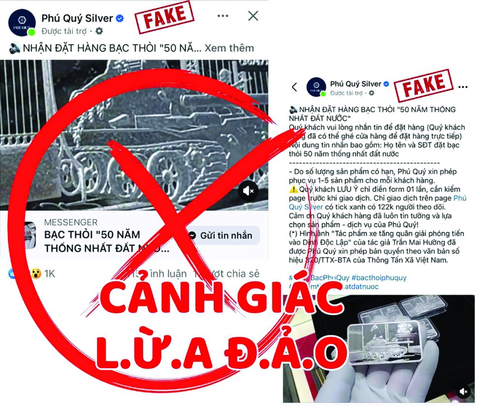 Mạo danh cửa hàng vàng để chiếm đoạt tài sản