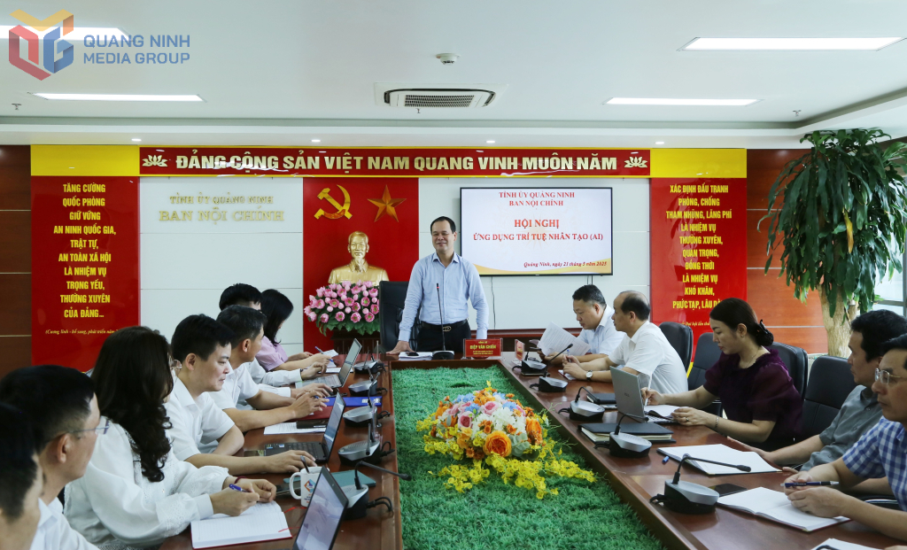 Ban Nội chính Tỉnh ủy tập huấn kỹ năng sử dụng trí tuệ nhân tạo (AI) 1 g
