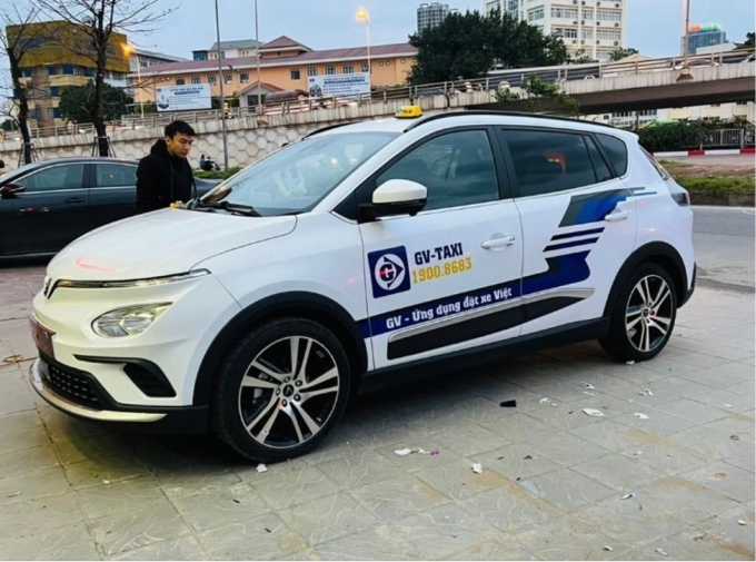 CEO GV Asia kỳ vọng AI sẽ thay đổi ngành gọi xe 3 Một mẫu xe thuần điện trong đội hình gọi xe của GV-Taxi. Ảnh: GV Asia
