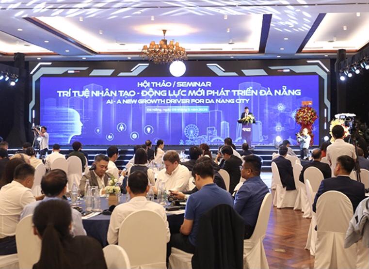 Đà Nẵng – điểm đến tiềm năng cho khởi nghiệp AI 1 Quang cảnh Hội thảo “Trí tuệ nhân tạo - Động lực mới phát triển Đà Nẵng”
