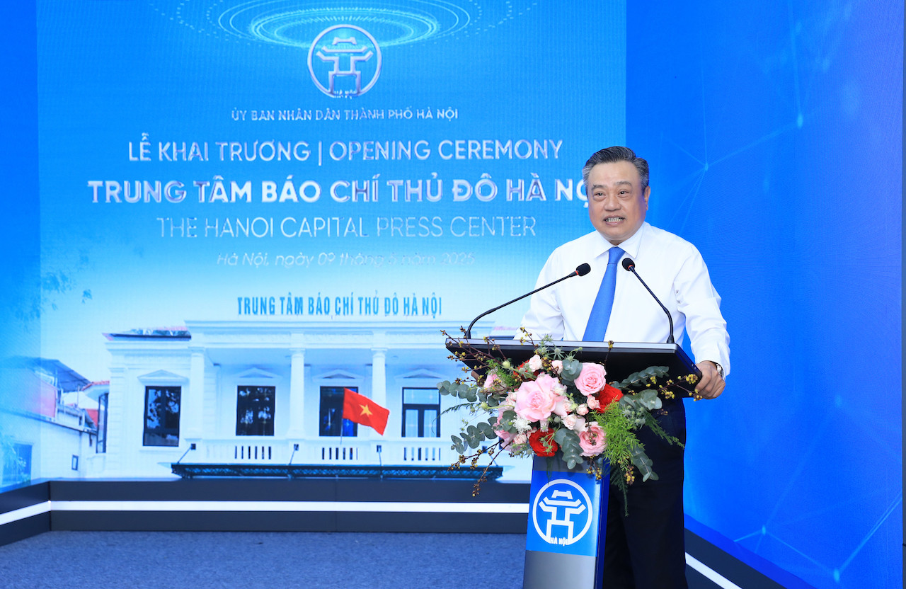Hà Nội khai mạc Trung tâm Báo chí Thủ đô tích hợp công nghệ AI 2 681de66190e9492508599941