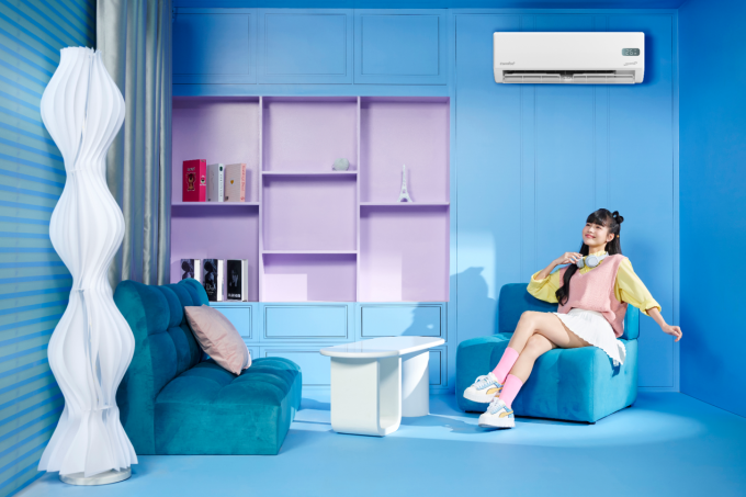 Comfee Gusto ứng dụng AI để làm mát chủ động 1 Dòng điều hòa AI tiết kiệm điện của Comfee. Ảnh: Comfee