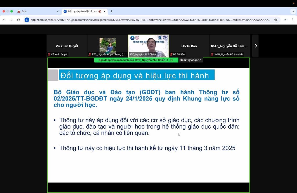 Hội nghị triển khai kế hoạch Chuyển đổi số giai đoạn 2025 – 2030 tại trường THPT chuyên Ngoại Ngữ và trường THCS Ngoại Ngữ – Trường THPT Chuyên Ngoại ngữ 2 IMG 0864