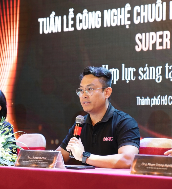 'Đà Nẵng là nơi lý tưởng tổ chức sự kiện về blockchain và AI' 1 Ông Lê Hoàng Phúc, Giám đốc Trung tâm Nghiên cứu Đào tạo Thiết kế Vi mạch và Trí tuệ nhân tạo Đà Nẵng (DSAC). Ảnh: Super Vietnam