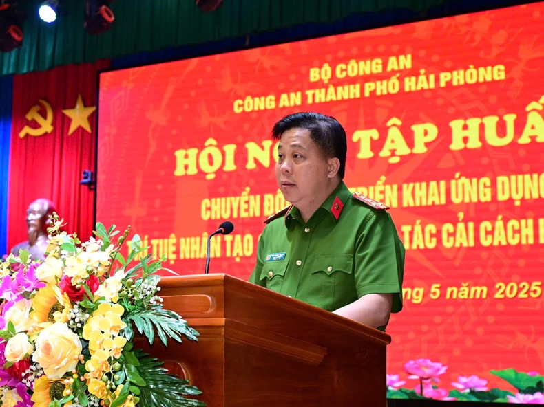 Công an Hải Phòng ứng dụng trí tuệ nhân tạo trong cải cách hành chính ảnh 1