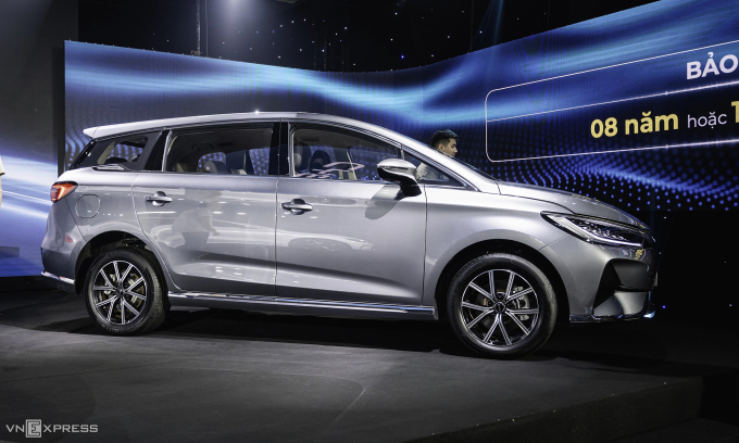 Grab rục rịch hỗ trợ tài xế ôtô chuyển đổi sang xe điện 1 BYD M6, mẫu xe được áp dụng ưu đãi chuyển đổi theo chương trình. Ảnh: Minh Quân