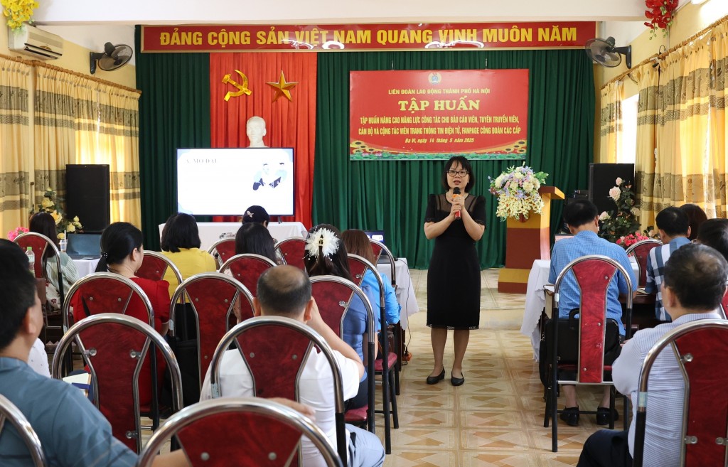Thúc đẩy ứng dụng công nghệ AI trong truyền thông Công đoàn