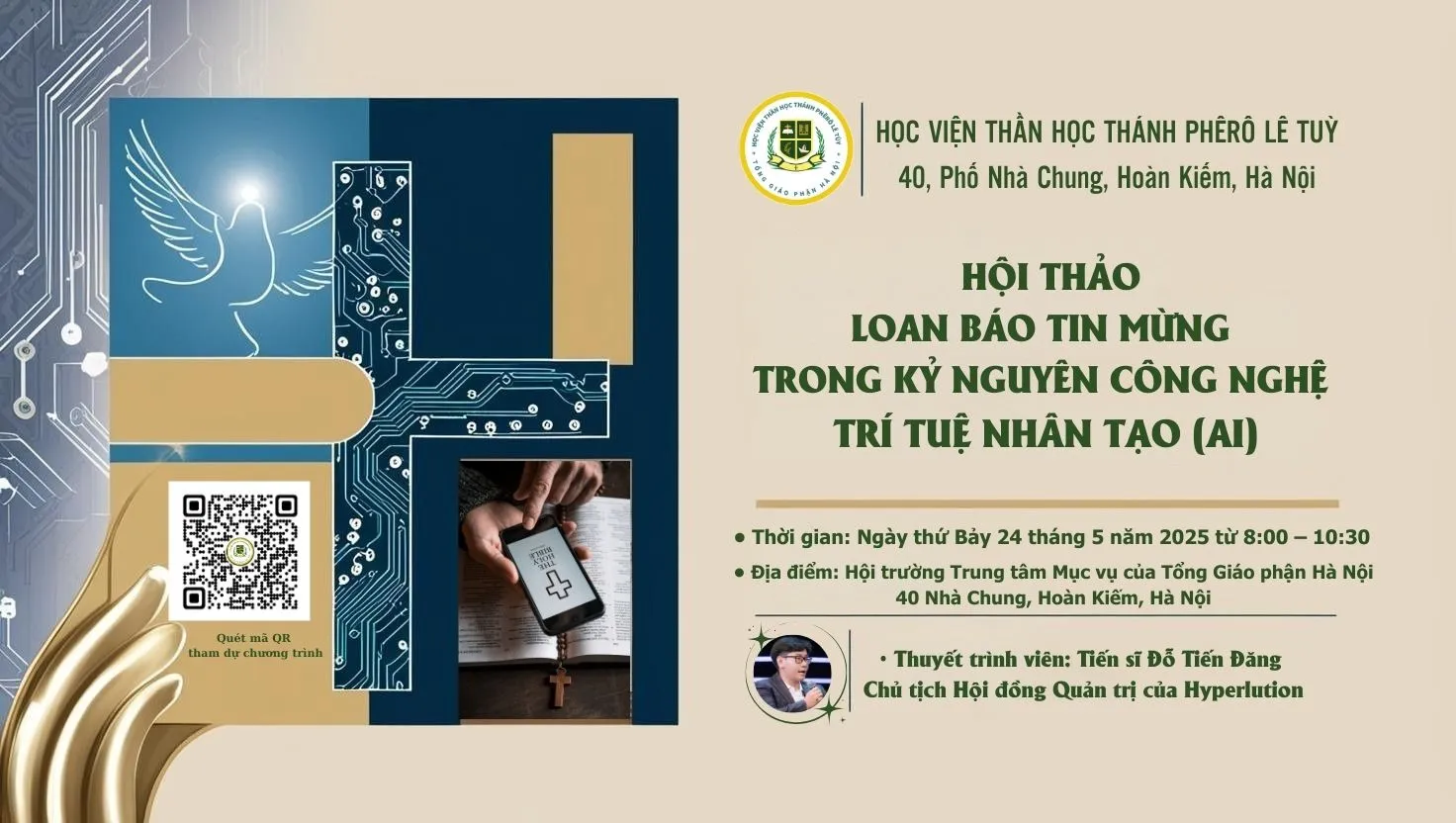 Loan báo Tin Mừng trong kỷ nguyên công nghệ trí tuệ nhân tạo (AI) 3 hoi thao 2 ai 2025
