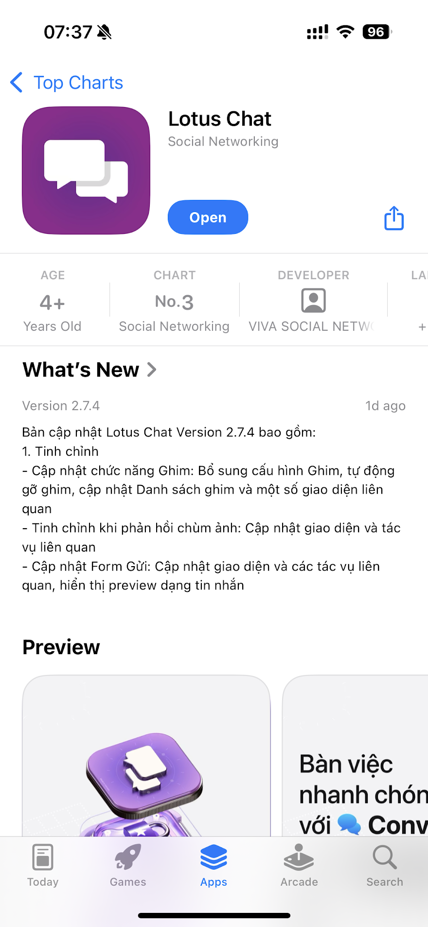 Không cần chiêu trò, Lotus Chat vẫn leo thẳng top 3 ứng dụng MXH tải về nhiều nhất trên App Store: Người dùng Việt đang chọn lại “người đồng hành”?- Ảnh 2. Không cần chiêu trò, Lotus Chat vẫn leo thẳng top 3 ứng dụng MXH tải về nhiều nhất trên App Store: Người dùng Việt đang chọn lại “người đồng hành”?- Ảnh 2.
