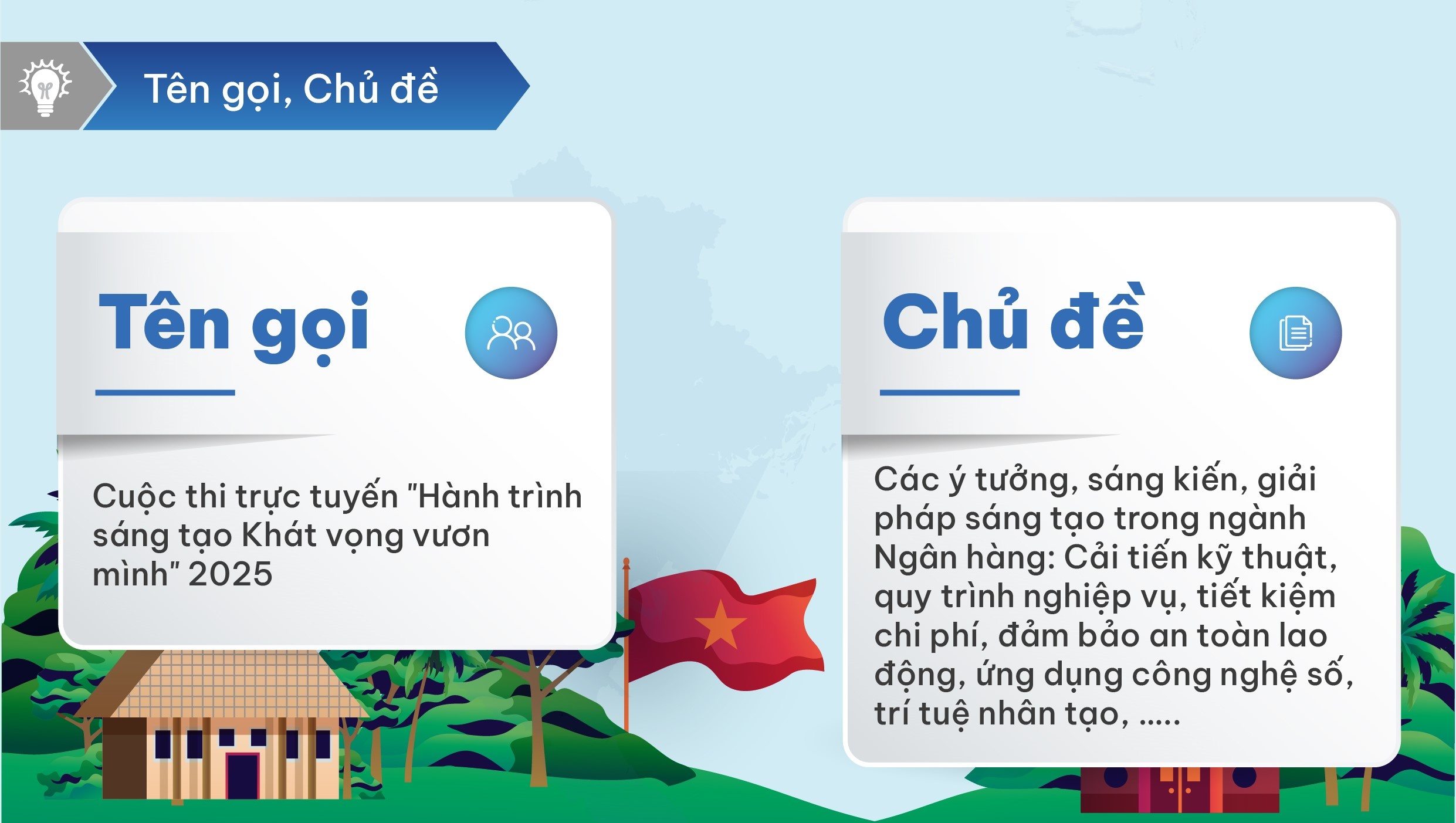 [Infographic] Thể lệ cuộc thi trực tuyến “Hành trình sáng tạo - Khát vọng vươn mình”