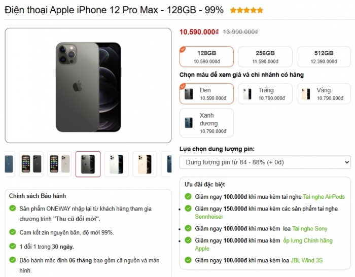 Đây là iPhone giống iPhone 16 Pro Max giá rẻ nhất, có cảm biến LiDAR xịn sò ăn đứt Galaxy S25 Ultra 1 iphone 12 pro max t9 6