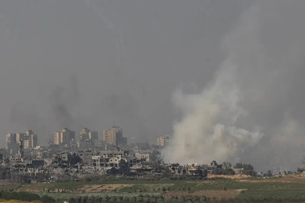 Các cuộc không kích của Israel vào Dải Gaza vào ngày 31-10-2023. Ông Ibrahim Biari – chỉ huy cấp cao của Hamas – đã thiệt mạng trong các cuộc không kích ngày hôm đó. Ảnh: THE NEW YORK TIMES Trí tuệ nhân tạo