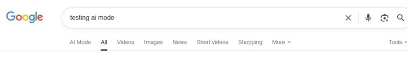 6 mẹo sử dụng AI Mode trong Google Search 2 AI Mode trong hộp Google Search.