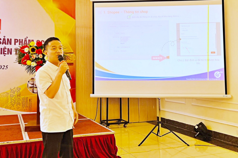 Trang bị kiến thức, hỗ trợ đưa sản phẩm OCOP lên sàn thương mại điện tử 4 Ninh Bình: Tự tin đưa sản phẩm OCOP lên sàn thương mại điện tử