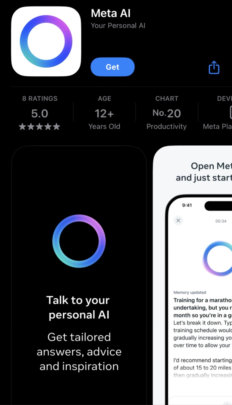 Meta tung ứng dụng AI riêng để Meta tung ứng dụng AI riêng để