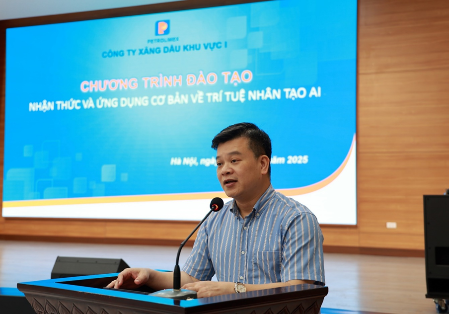 Công ty Xăng dầu khu vực 1 hoàn tất khóa đào tạo AI cơ bản 1 đào tạo