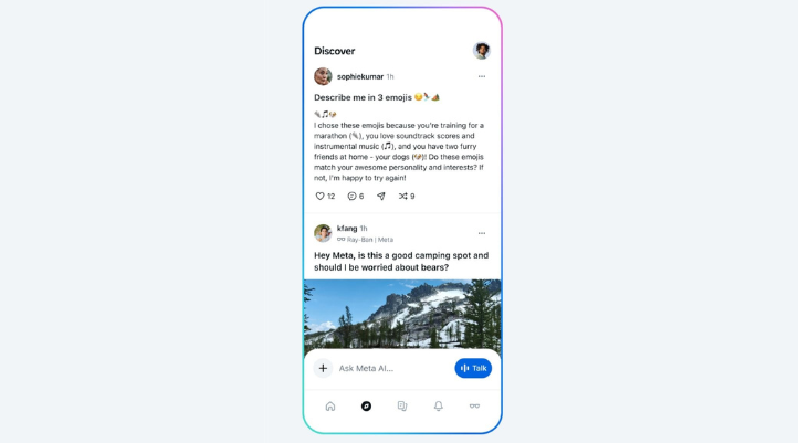 Ứng dụng Meta AI độc lập ra mắt với những tính năng thú vị mới 3 Ứng dụng Meta AI độc lập ra mắt với những tính năng thú vị mới