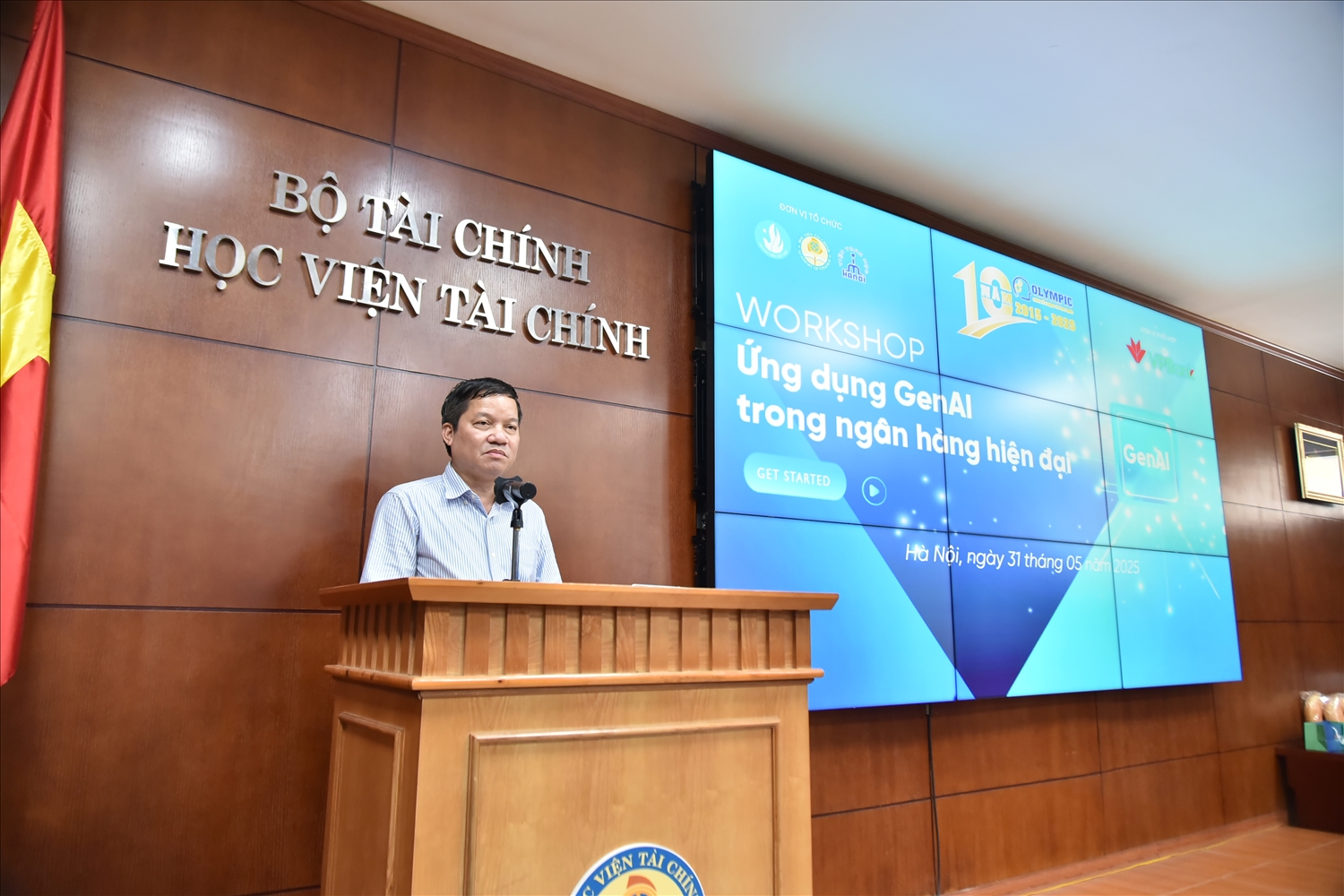 (Ban Chuyên đề-Chuyên đề của Học viện Tài chính) Học viện Tài chính: Tổ chức Workshop “Ứng dụng AI trong ngân hàng hiện đại”
