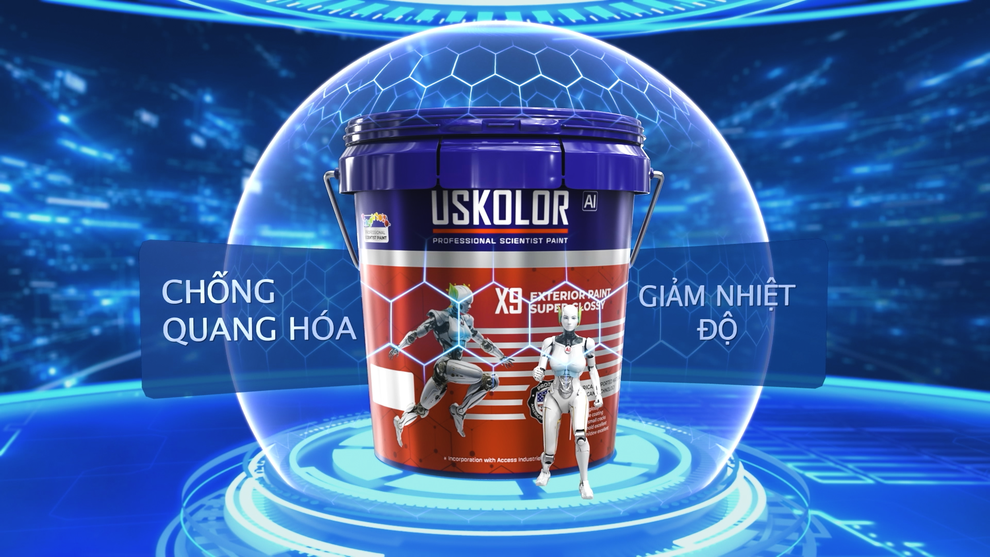 Thương hiệu sơn khoa học USkolor A.I gây ấn tượng với video giới thiệu mới - 2