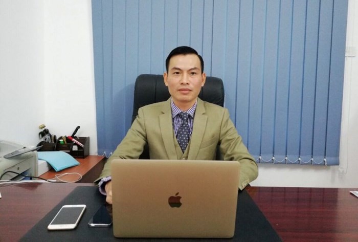 Luật sư Vi Văn Diện, Giám đốc Công ty Luật Thiên Minh. Ảnh Tuấn Ngọc