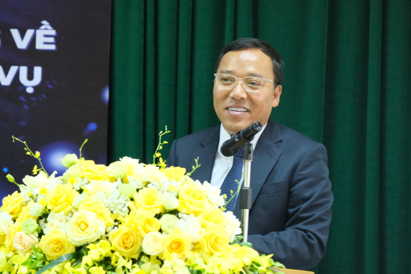Thứ trưởng Bộ Công Thương Nguyễn Hoàng Long phát biểu. Ảnh: Lê An