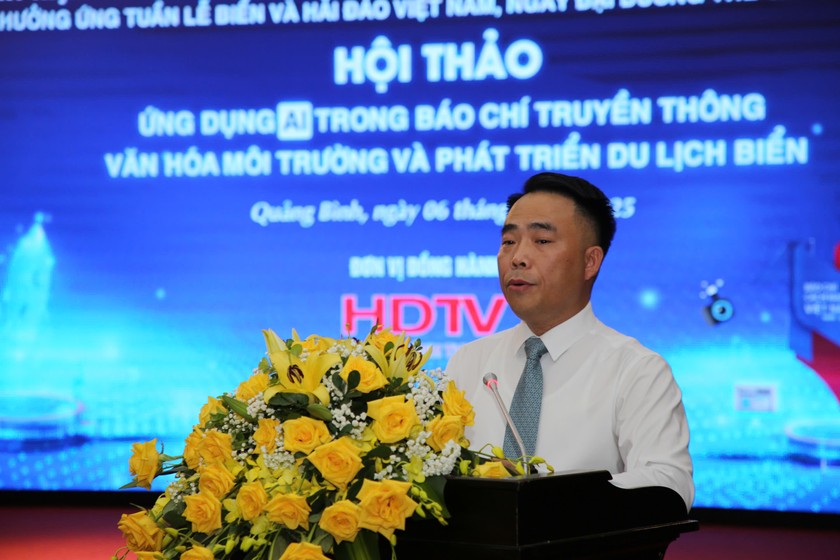 Ông Đào Xuân Hưng - Tổng Biên tập Tạp chí Nông nghiệp và Môi trường phát biểu khai mạc Hội thảo.