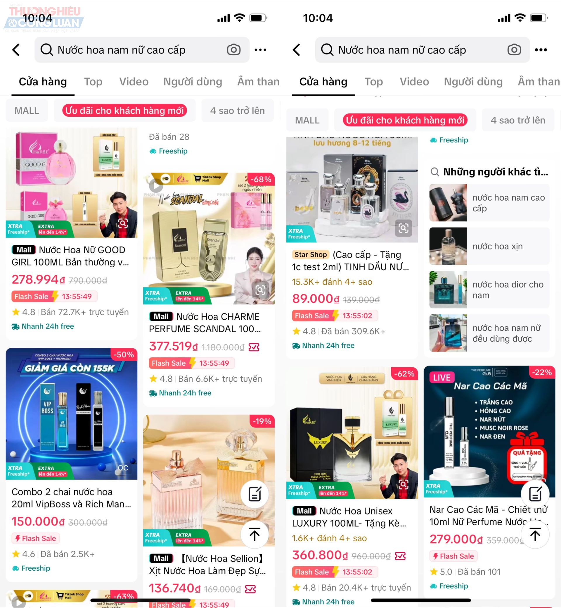 Nước hoa cao cấp giá cũng chỉ vài trăm nghìn đồng Nước hoa cao cấp giá cũng chỉ vài trăm nghìn đồng