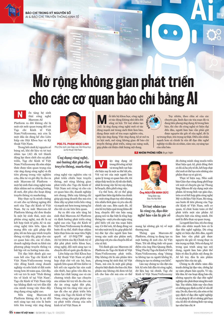 Mở rộng không gian phát triển cho các cơ quan báo chí bằng AI - Ảnh 8