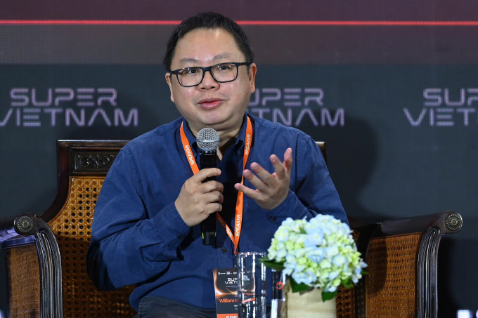 'Thay vì chạy theo xu hướng, doanh nghiệp cần hiểu rõ AI' 3 Ông William Nguyen chia sẻ tại sự kiện. Ảnh: Giang Huy