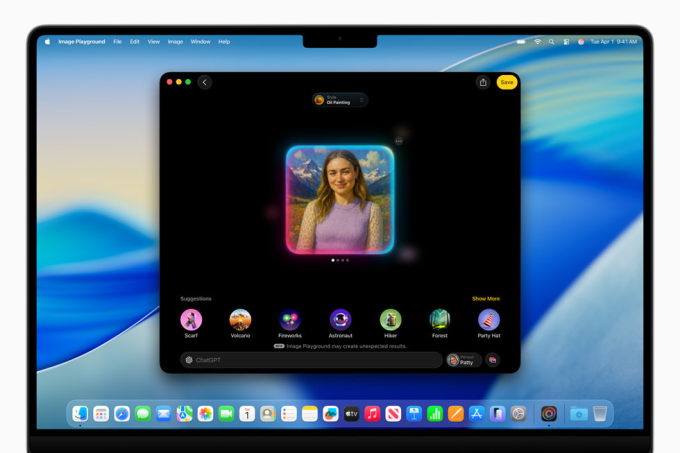 Loạt tính năng AI mới của Apple 2 Giao diện tính năng Image Playground trên máy tính. Ảnh: Apple