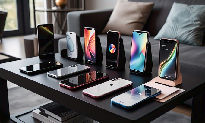 Những lầm tưởng phổ biến về sức mạnh của smartphone 1 Minh họa các loại smartphone. Ảnh: Meta AI