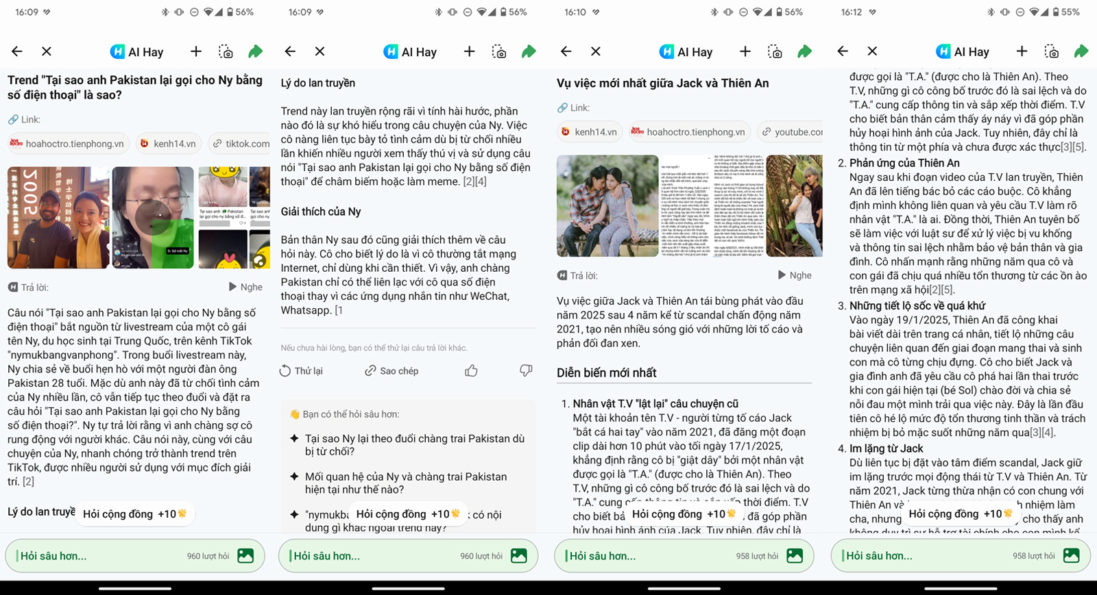 App hỏi đáp thông tin cực đỉnh, hỏi trend gì trên TikTok cũng biết, có cả tóm tắt video YouTube miễn phí 4 Tinh nang cua AI Hay