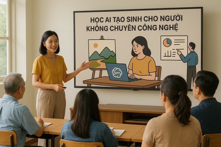 VTALK dao tao AI