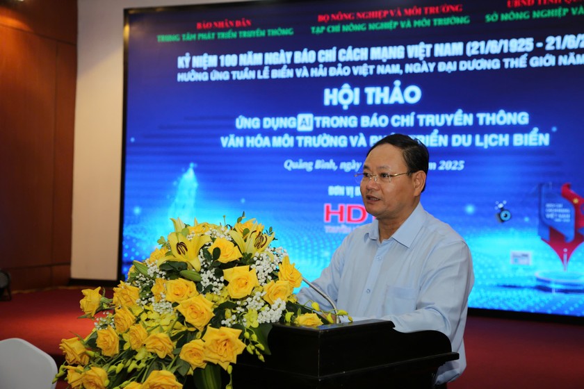 Ông Lê Minh Ngân - Thứ trưởng Bộ Nông nghiệp và Môi trường phát biểu tại Hội thảo.