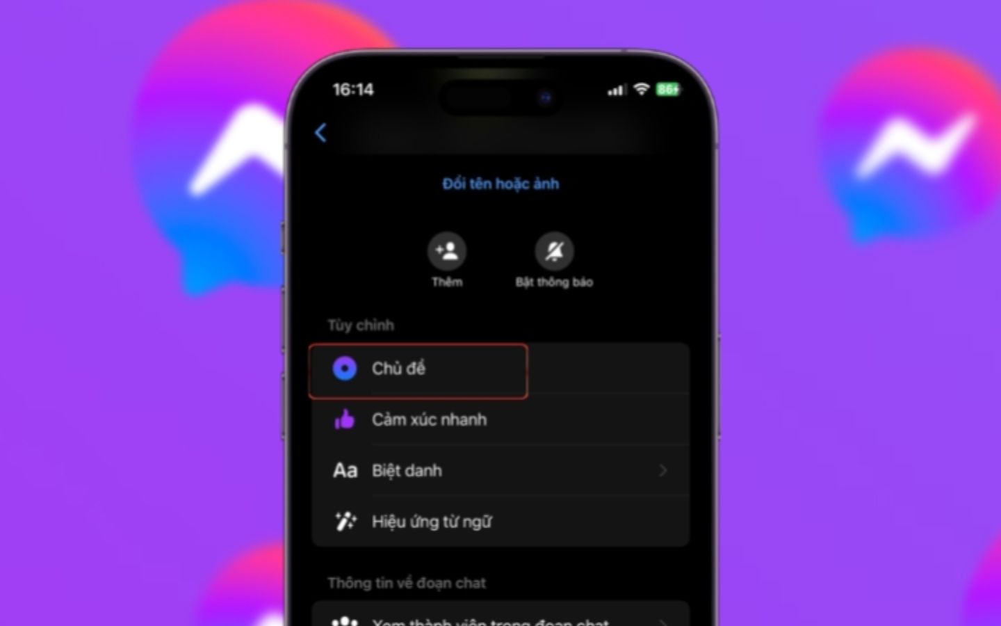 "Bỏ túi" cách tạo chủ đề Messenger bằng AI theo ý muốn 1 "Bỏ túi" cách tạo chủ đề Messenger bằng AI theo ý muốn