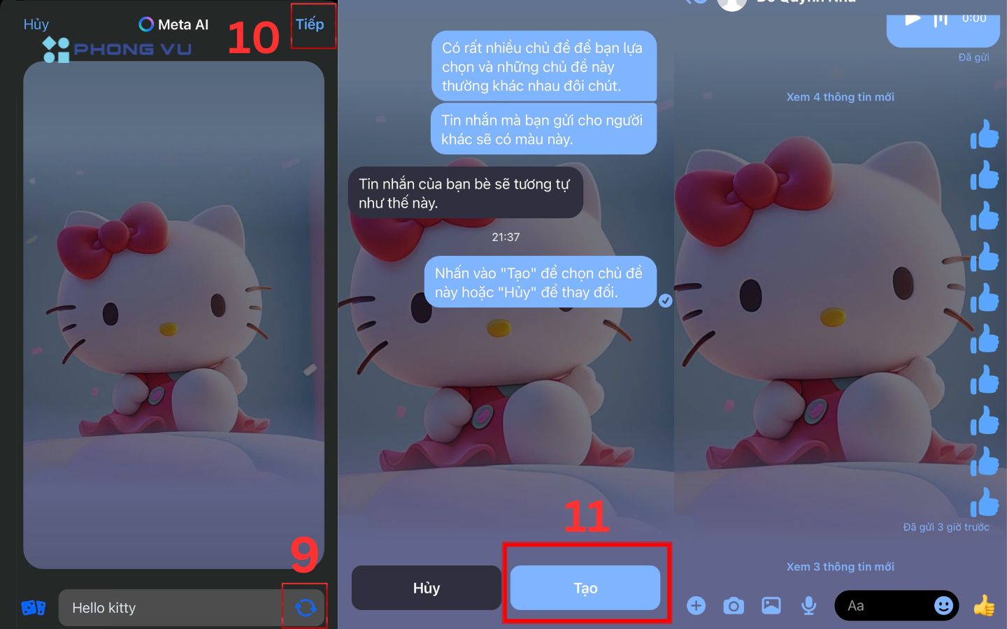 "Bỏ túi" cách tạo chủ đề Messenger bằng AI theo ý muốn 6 Hướng dẫn chi tiết cách tạo chủ đề Messenger bằng AI