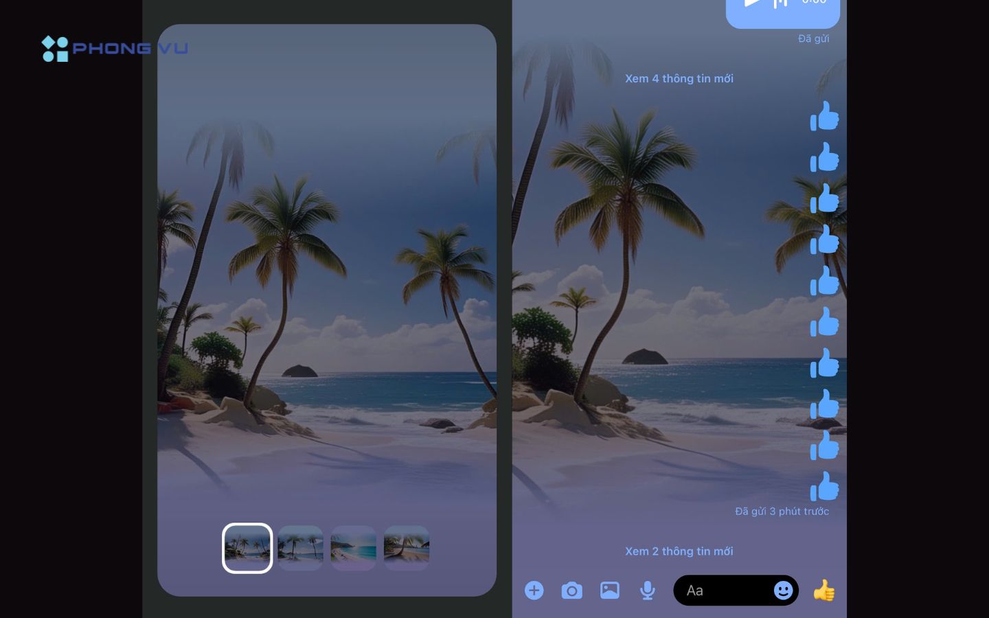 "Bỏ túi" cách tạo chủ đề Messenger bằng AI theo ý muốn 10 Gợi ý một số ý tưởng mô tả chủ đề Messenger