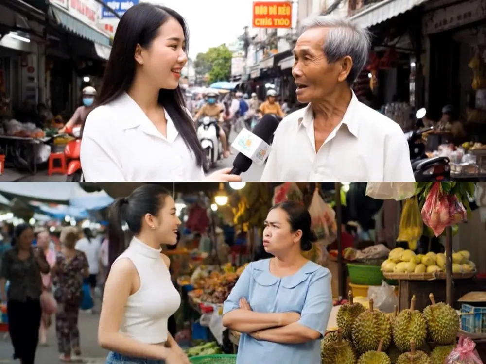 Công nghệ AI có khả năng tạo video sống động, chân thực đến mức khó phân biệt với hình ảnh do con người quay dựng. Ảnh: Chụp màn hình Công nghệ AI
