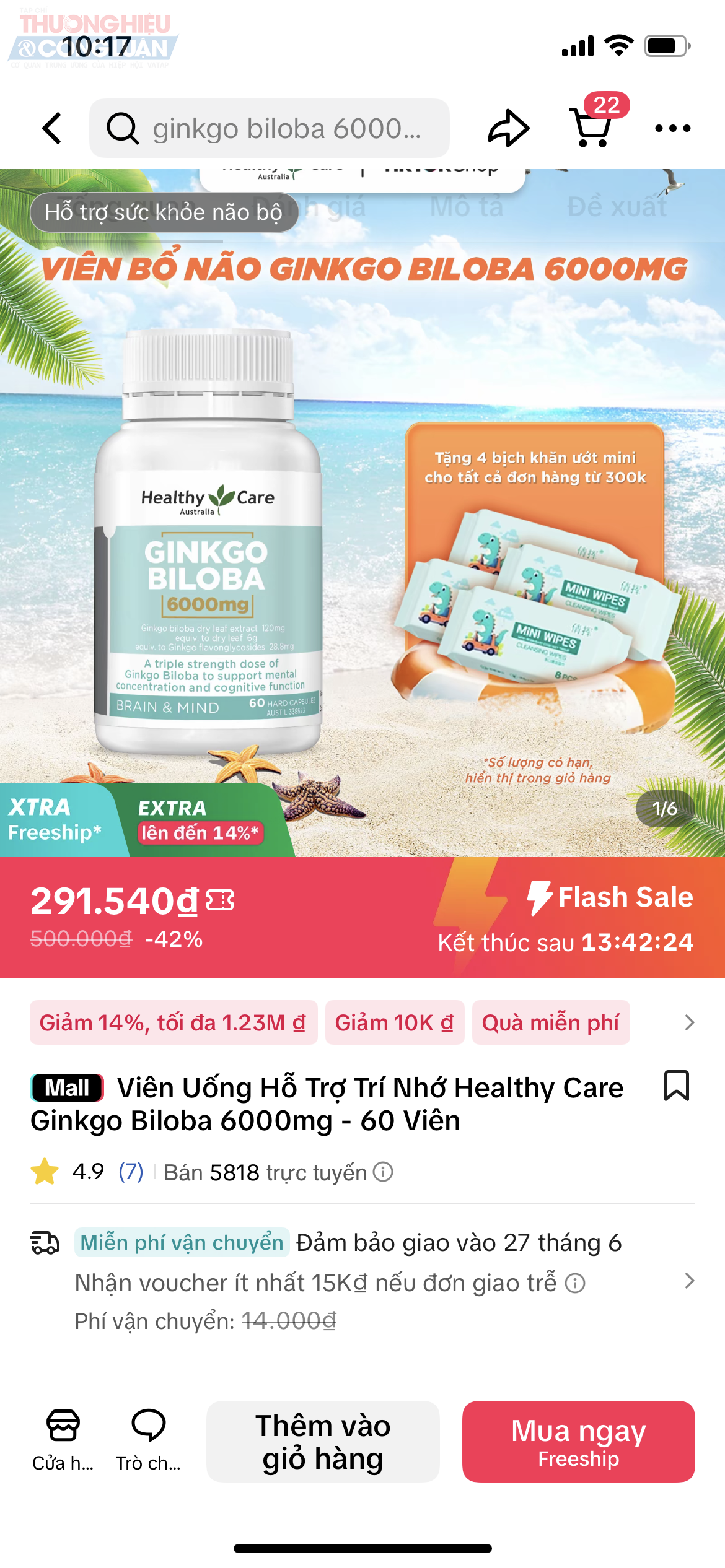 Viên uống bổ não được giới thiệu xuất xử từ Úc những giá chưa tới 300.000 nghìn đồng/sản phẩm Viên uống bổ não được giới thiệu xuất xử từ Úc những giá chưa tới 300.000 nghìn đồng/sản phẩm
