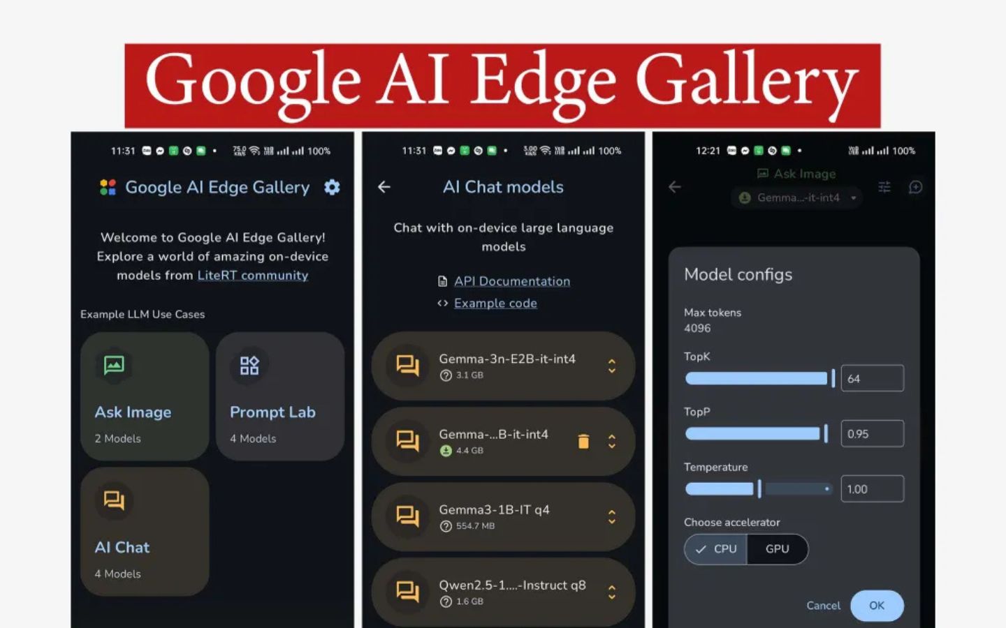 Người dùng Android có thể sử dụng AI ngay cả khi không có Internet 2 Ứng dụng mã nguồn mở hiện đại