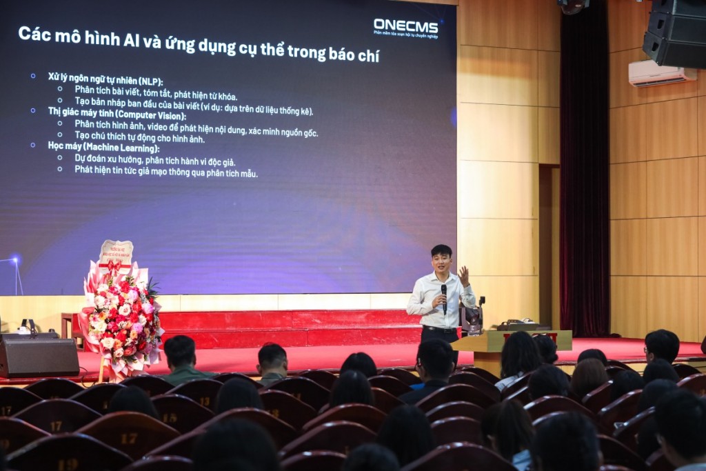 Trí tuệ nhân tạo phải là động lực tiếp sức cho nhà truyền thông trẻ
