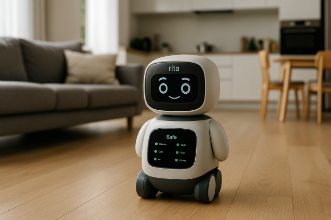 Robot nhận diện rủi ro về điện của quán quân PitchFest 2025 2 Hình ảnh mô phỏng AI robot của Rita Technology. Ảnh: Rita Technology