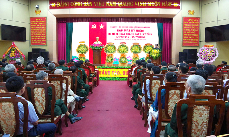 Quang cảnh lễ kỷ niệm.
