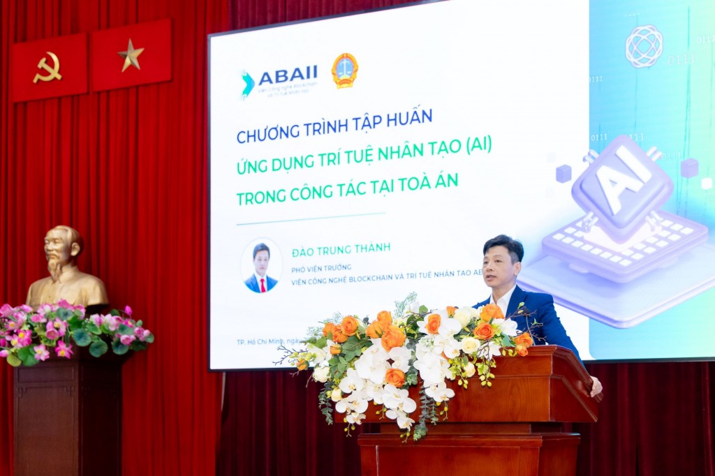 Ông Đào Trung Thành, Phó Viện trưởng Viện ABAII, phân tích chuyên sâu về tiềm năng và giá trị ứng dụng của trí tuệ nhân tạo trong lĩnh vực pháp lý