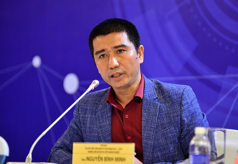 Ông Nguyễn Bình Minh, Ủy viên Ban chấp hành Hiệp hội Thương mại điện tử Việt Nam (VECOM). Ảnh: Bích Ngọc