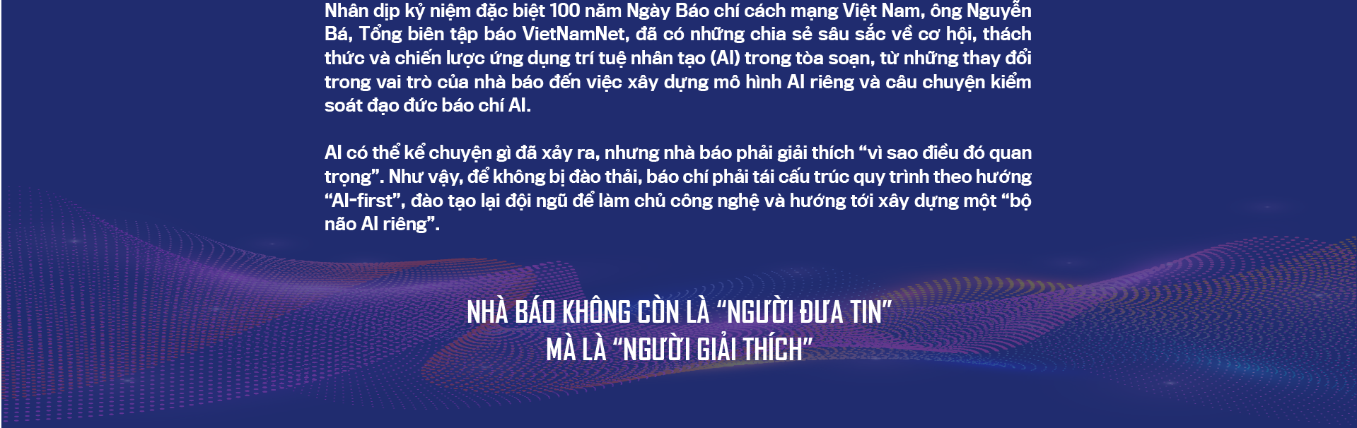 AI không làm mất nghề báo, nhưng ai không chịu thay đổi sẽ bị đào thải 2 AI không làm mất nghề báo, nhưng ai không chịu thay đổi sẽ bị đào thải - Ảnh 2