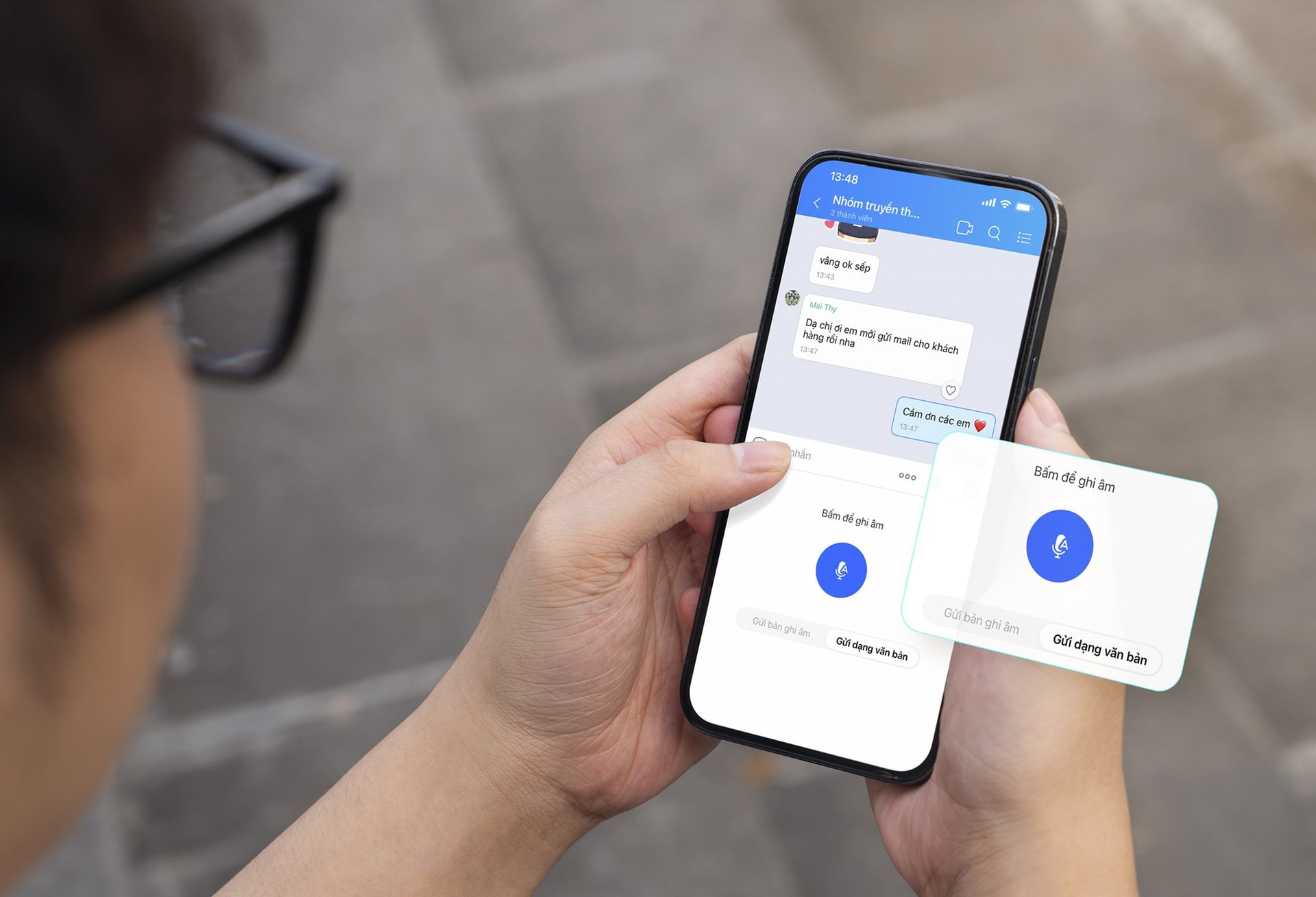 Zalo ứng dụng AI giúp người dùng tăng tốc soạn thảo tin nhắn văn bản bằng giọng nói 1 soan_tin_nhan_van_ban_bang_giong_noi_zalo_00.jpg