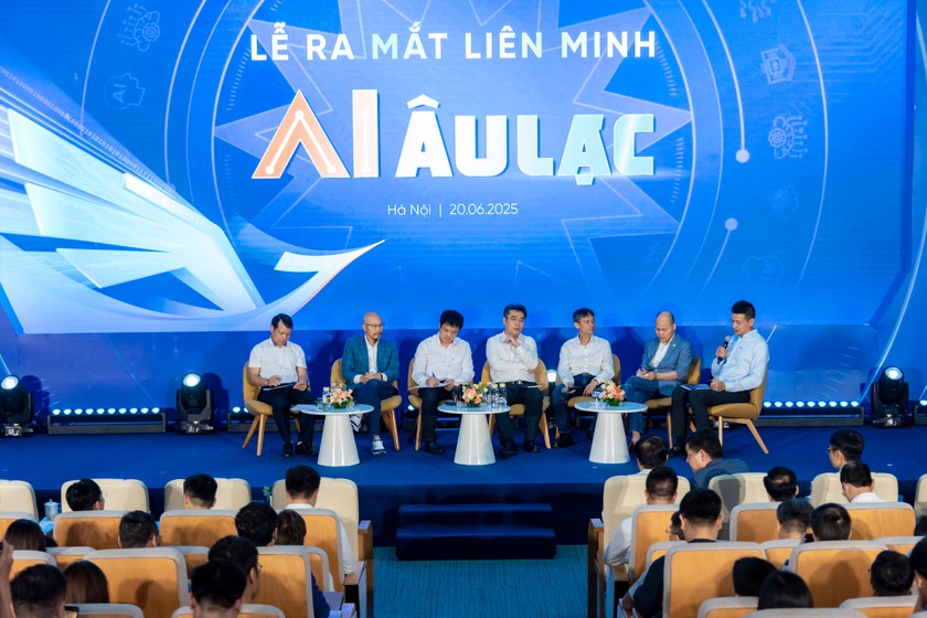 Toàn cảnh Lễ ra mắt Liên minh AI Âu Lạc.