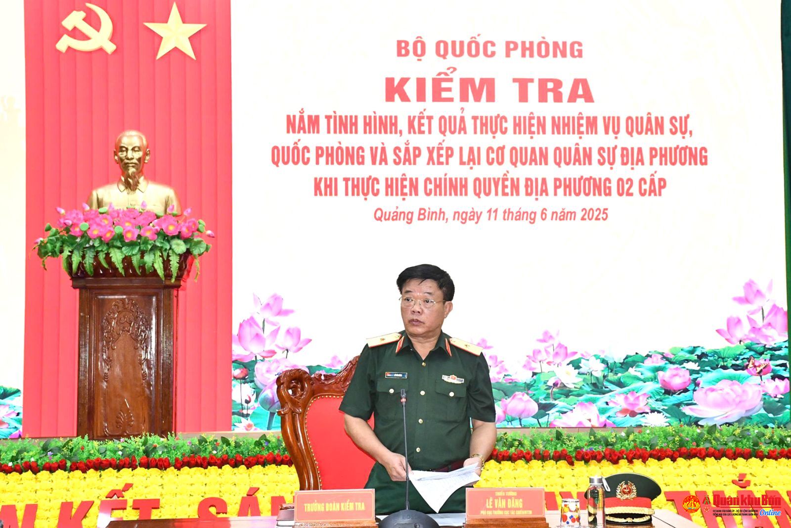 Bộ Quốc phòng kiểm tra sắp xếp lại cơ quan, quân sự địa phương tại tỉnh Quảng Bình 2 z6693447569892 16fc757a2929da9962a55af737465957